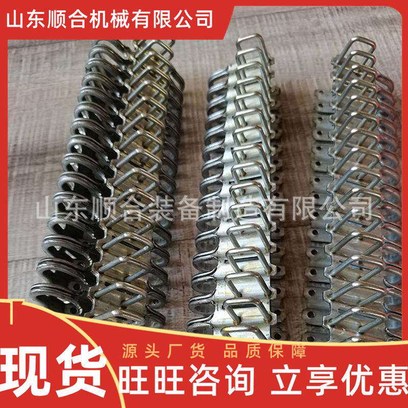 RV6-1400矿用强力皮带扣 接头受力均匀交错式矿用皮带扣 六针扣