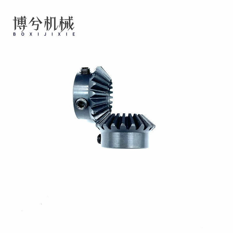 90度直角换向器伞齿轮1比1转角转向锥齿轮组L42crmo热处理齿面加