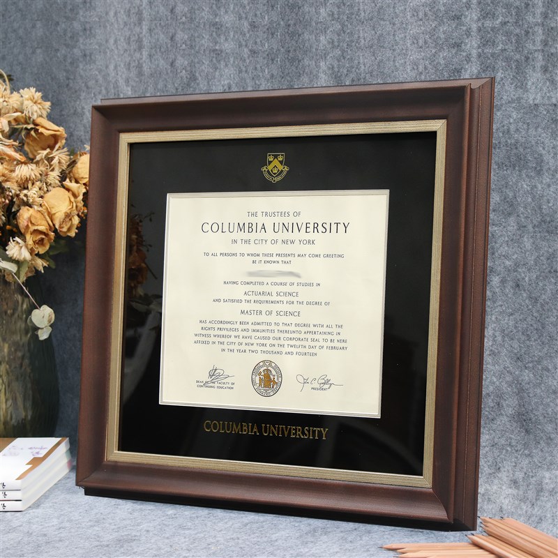 A4毕业证g书装裱框实木框画框相框可定制任意尺寸