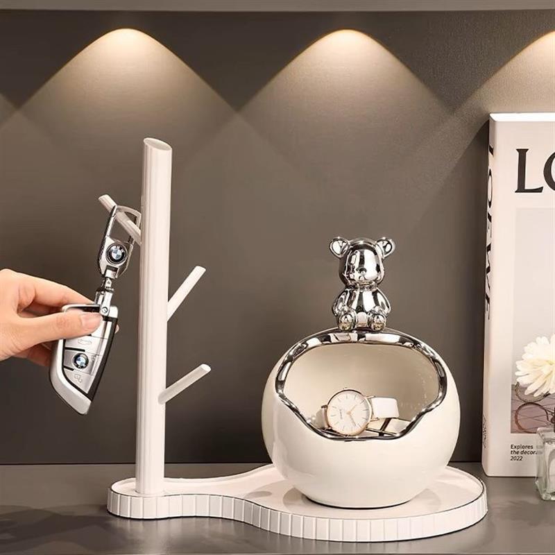 暴力入户玄关摆件钥匙收纳进门门