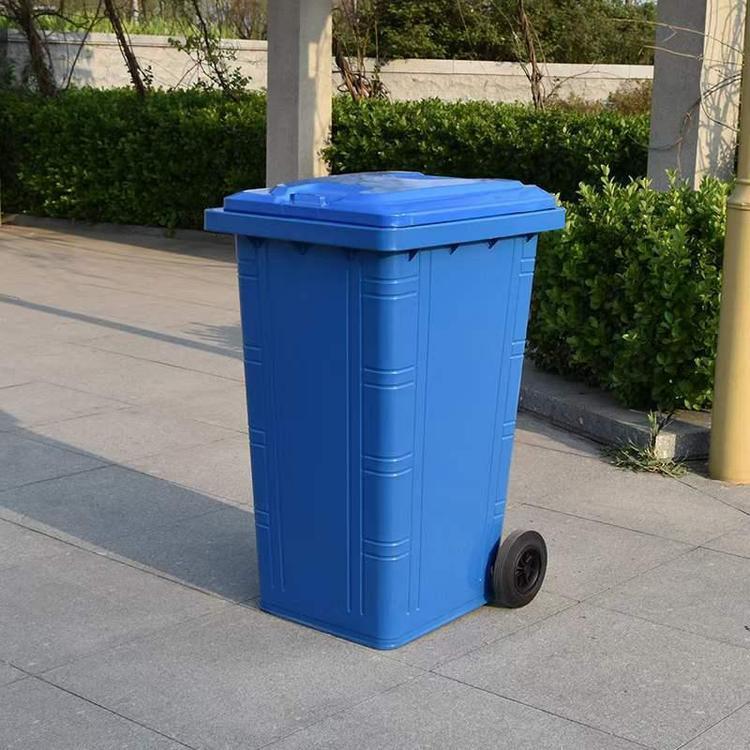 户外垃圾桶240L垃圾桶商用大号物业挂车桶不锈钢环卫分类垃圾箱