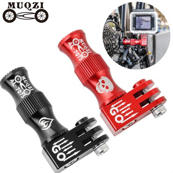 MUQZI山地公路死飞自行车快拆轮轴运动摄像机记录仪固定支架