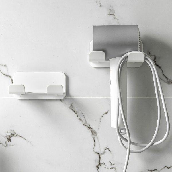 吹风机置物架免打孔家用风筒收纳挂架子浴室卫生间壁挂电吹风支架,家庭/个人清洁工具,吹风机置物架,淘宝优惠券,粉丝福利购,淘宝优惠卷