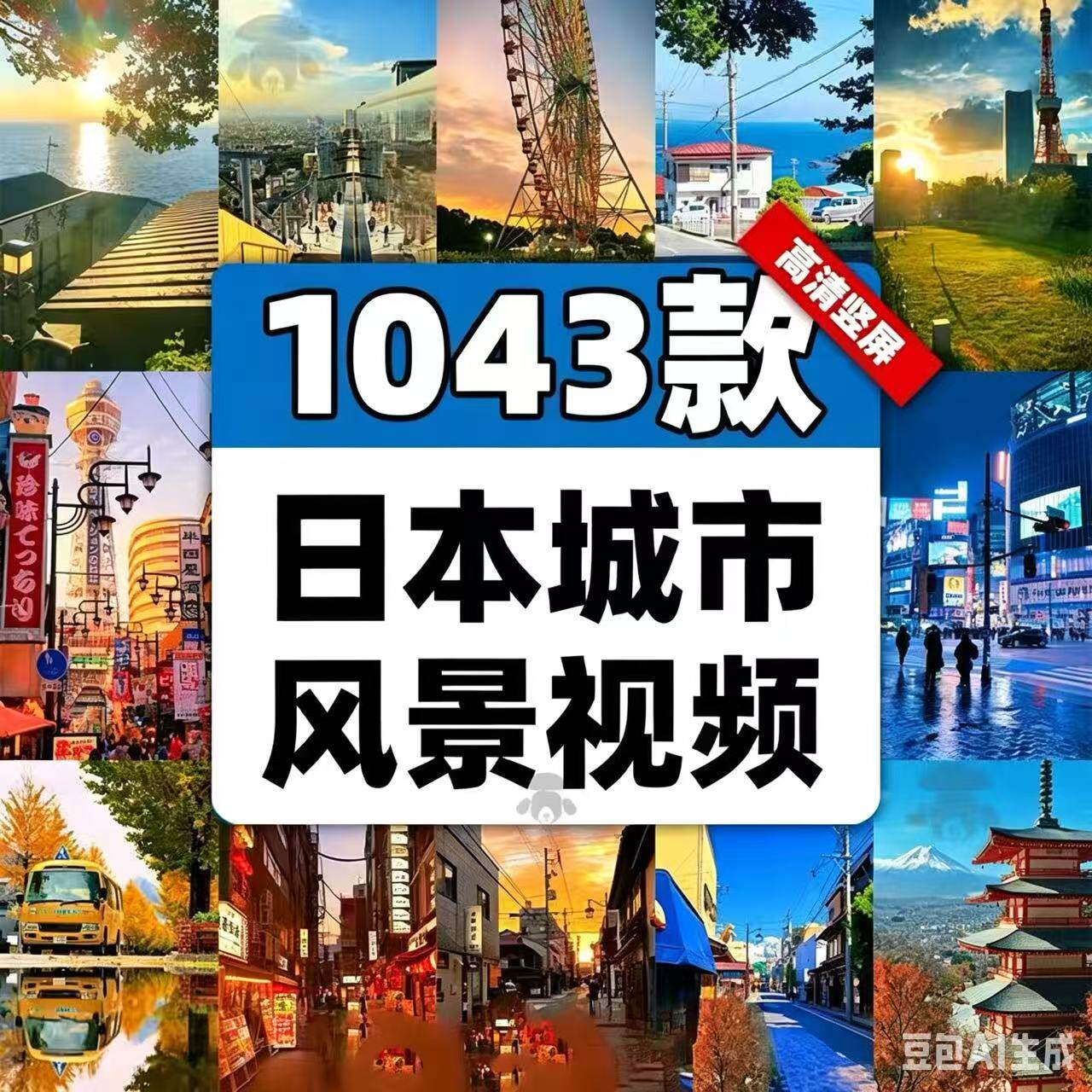 2026新版日本城市风景4K素材国外都市乡村热门旅游短视频抖音快手