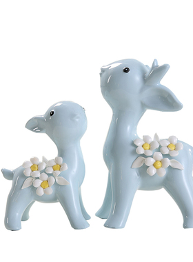 陶瓷摆件家居饰品酒柜客厅装饰品电视柜玄关创意个性房间家装摆设