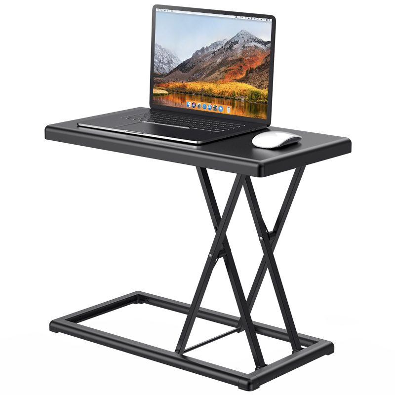 易游站立工作台办公升降台增高架便携铝合金折叠桌笔记本电脑支架