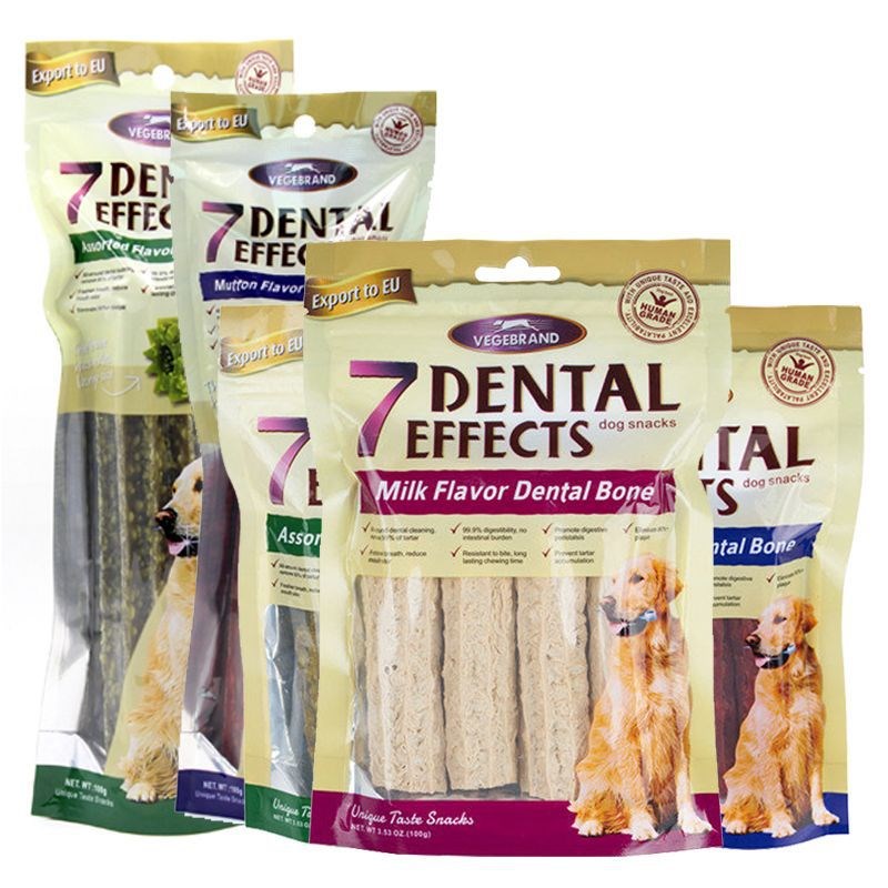 威吉狗零食泰迪牙棒抗咬胶宠物用品中型和大型狗金毛猎犬柯基牙齿