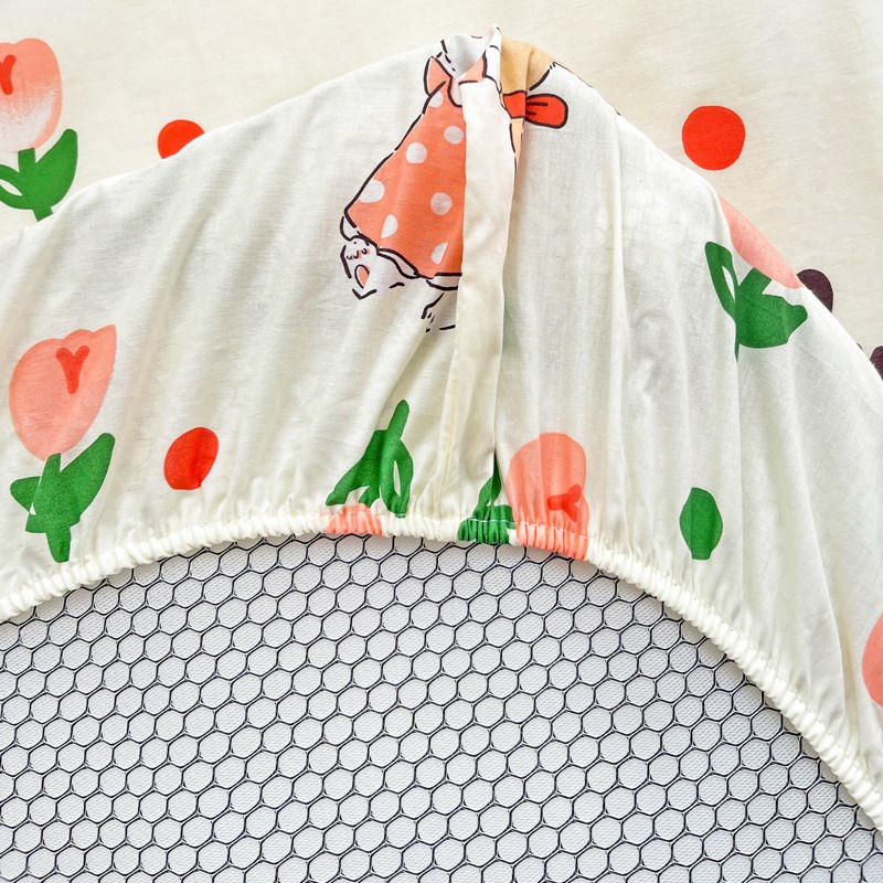 纯棉薄床垫90公分儿童高低床上下铺专用90x190床笠床罩女童男女孩