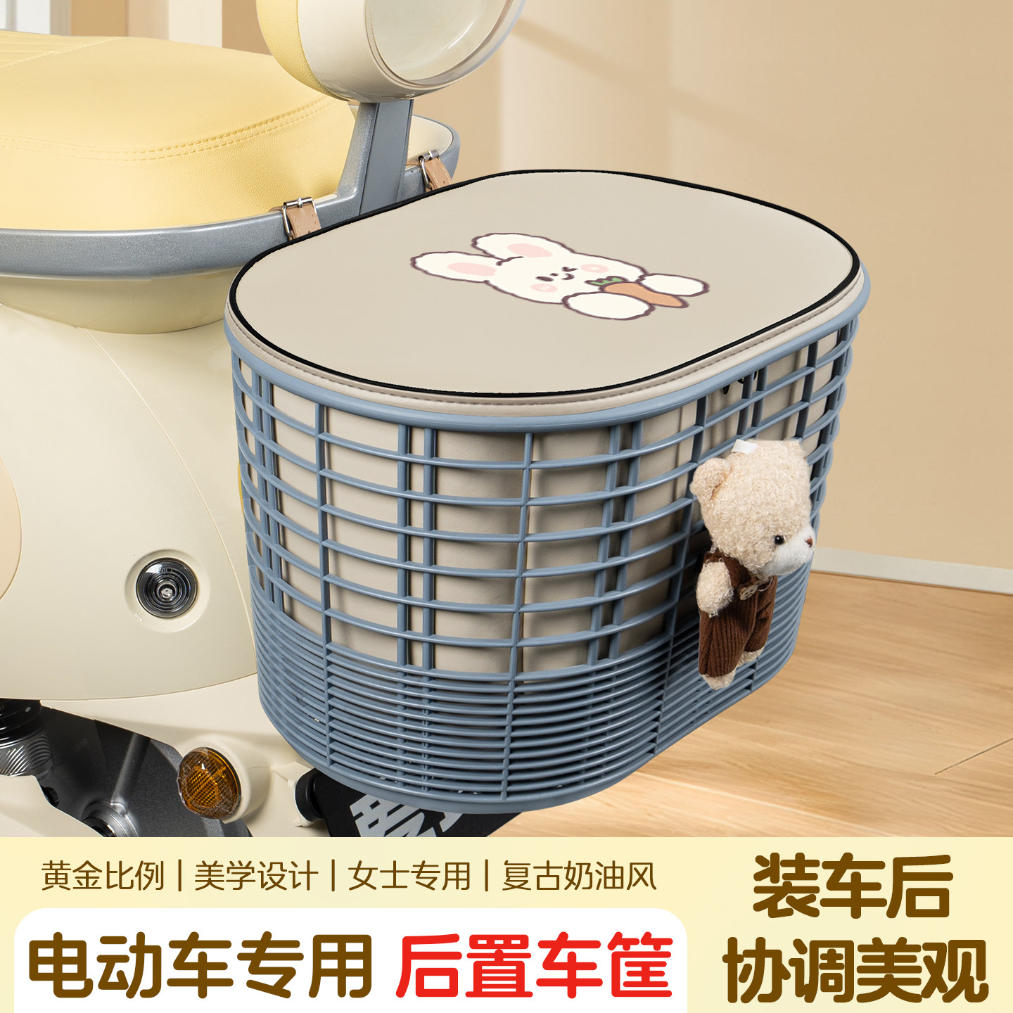 电瓶电动车专用后置车筐
