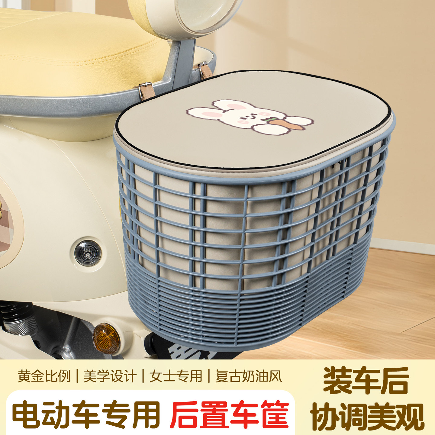 电瓶电动车专用后置车筐