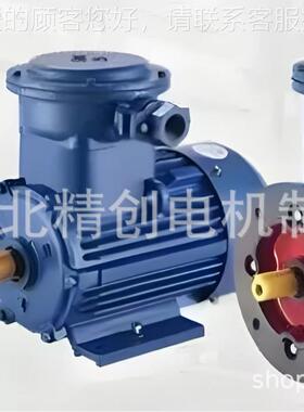 防爆电机隔爆型电机YBX4-23888S-4 75W  粉尘步防爆型0三相异电机