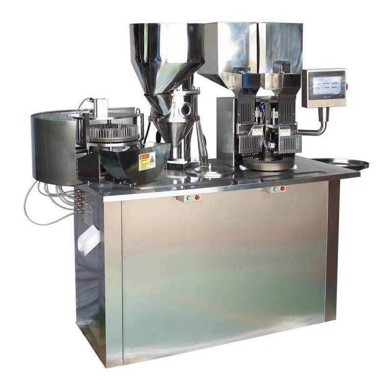 品牌 东北DTJ-H双头双播囊半自动胶囊充填机全自动化设备实地上