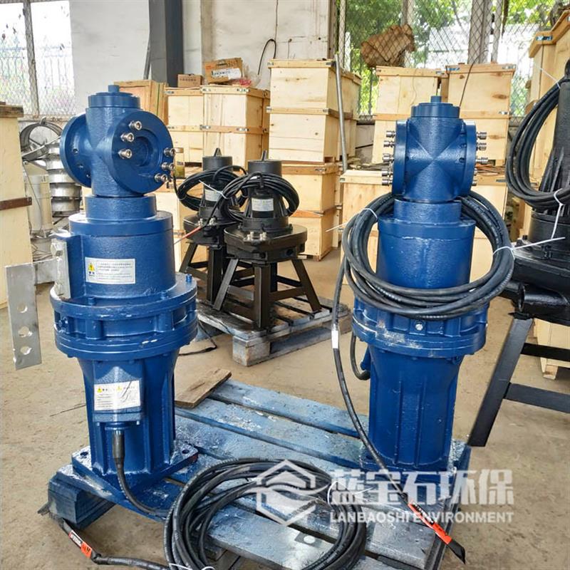 预缺氧区潜水推进器QD-3-1400A 玻璃钢螺旋桨叶桨 液下推流泵型号