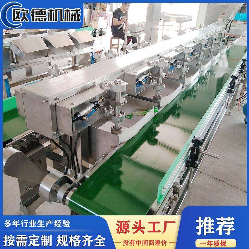 自动皮带秤鱼分选机分拣机鲅鱼自动分选机海鱼分拣重量精准机器