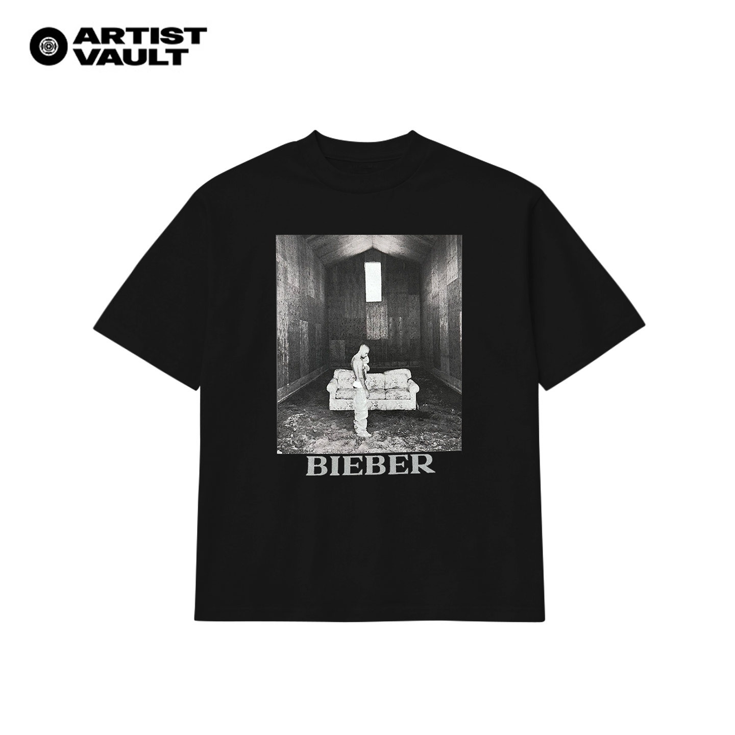 Skylrk Justin bieber官方周边 SWAG照片T恤 BLACK 黑色