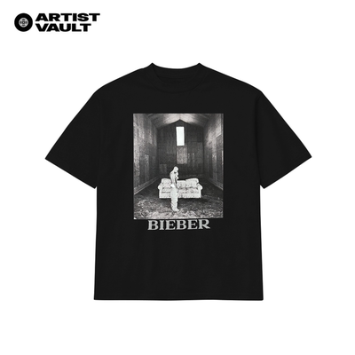 Skylrk Justin bieber官方周边 SWAG照片T恤 BLACK 黑色