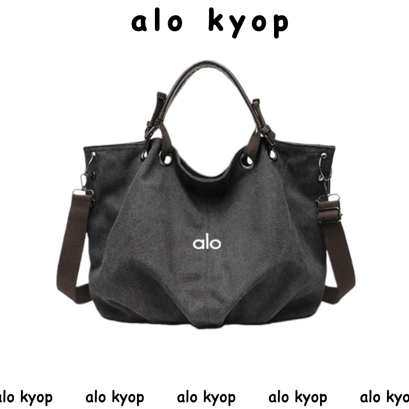 【官方直营】alo kyop托特包大容量帆布通勤手提包单肩斜挎包时尚