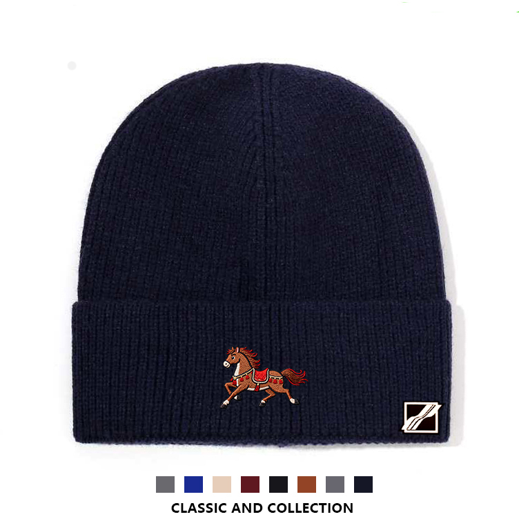 【官方直营】WE11DONE DDESO针织帽马年限定加厚保暖户外毛线帽潮