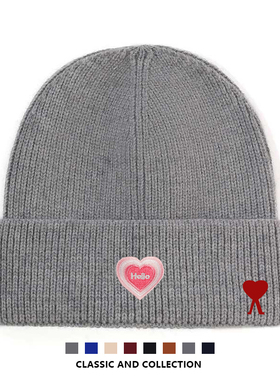 【官方直营】Ami fien休闲风逛街针织帽男女通用轻奢透气时尚流行