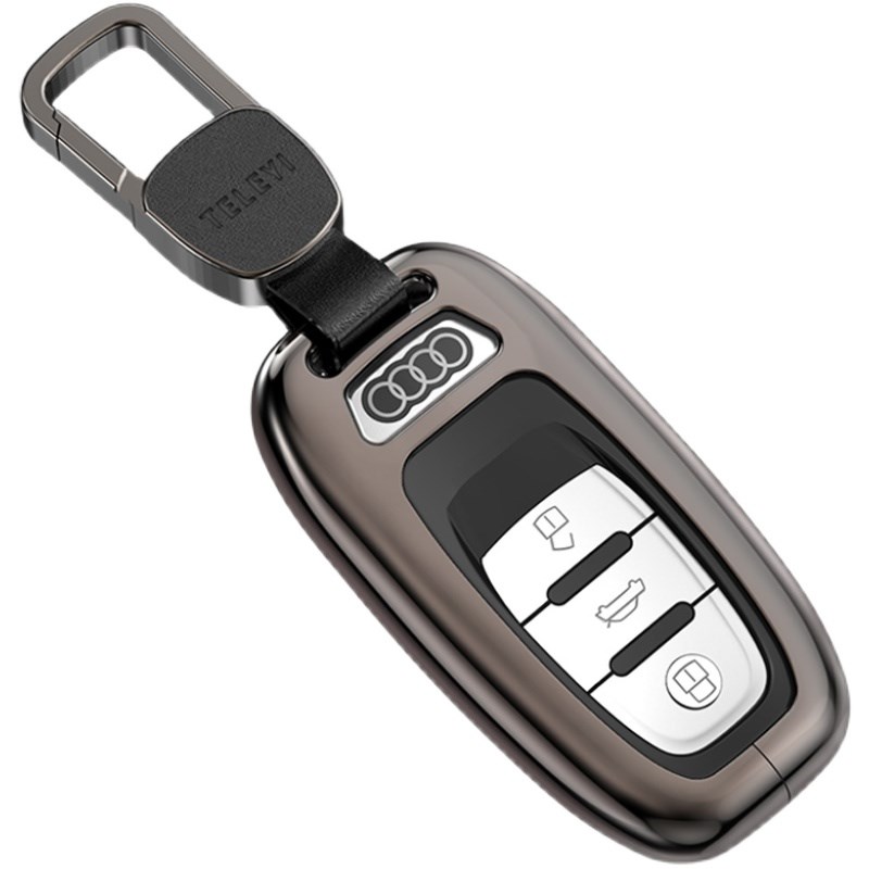 适用于奥迪2018款A6L车钥匙套17/16/15/14/13款A8L专用保护包扣壳