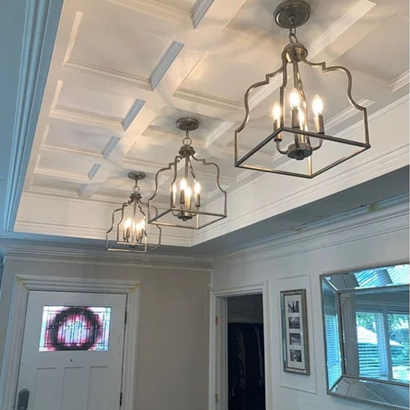 美式铁艺复古吊灯餐厅灯酒吧台民宿样板间店铺装饰楼梯装饰灯具