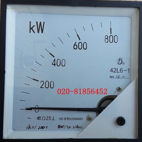 中频功率表42L6-800KW 800/5A 1000/100V  1000HZ 1.5KHZ 42L6-1