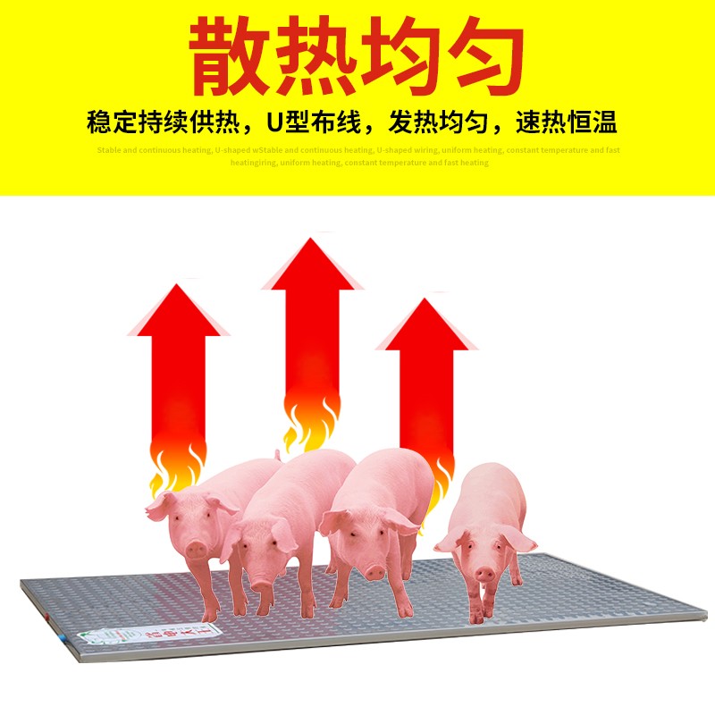 耐尔尼仔猪电热板猪用猪场养猪设备器械恒温加热板小猪仔保温板