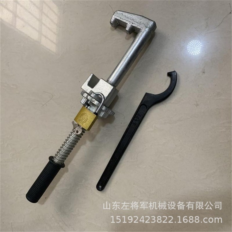 9号道岔尖轨密贴钩锁器 锻钢尖轨钩锁器 铁路倒插锁斥离钩锁器