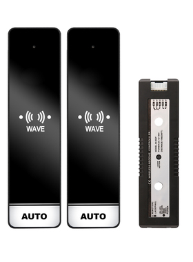 自动门无线电动感应玻璃门手押开关12V/24V门禁无接触开关M602F