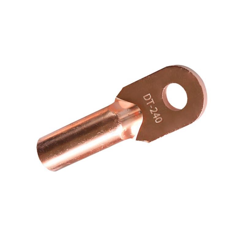 上柯铜线耳接线端子加厚DT堵油铜鼻子电缆接头E1071DT-240