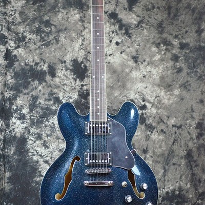 ES335初g学者黄贯中摇滚电吉他星空宝石蓝爵士入门金属吉他新手