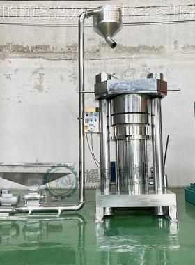 新疆桃榨油核机VVB型 大商用液压榨榨油设备 低温压胡麻子油生产