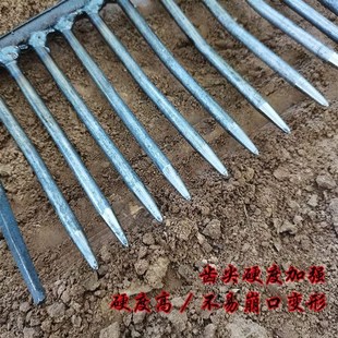搂石子蛤蜊密齿耙搂草赶海耙子地砖农用捞河蚌赶海工具农用铁耙子