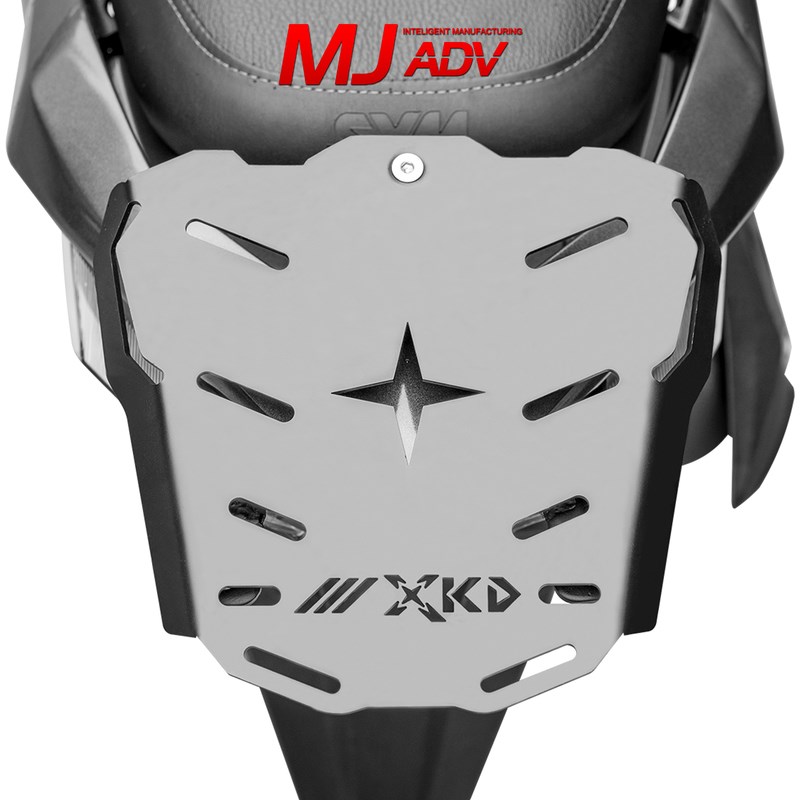 摩界 适用于三阳巡弋150X改装尾架高碳钢尾箱架外卖支架铝箱支架