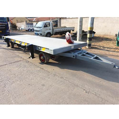 shenzong牌10吨平板拖车厂内中专挂车平板车运输挂车大板车