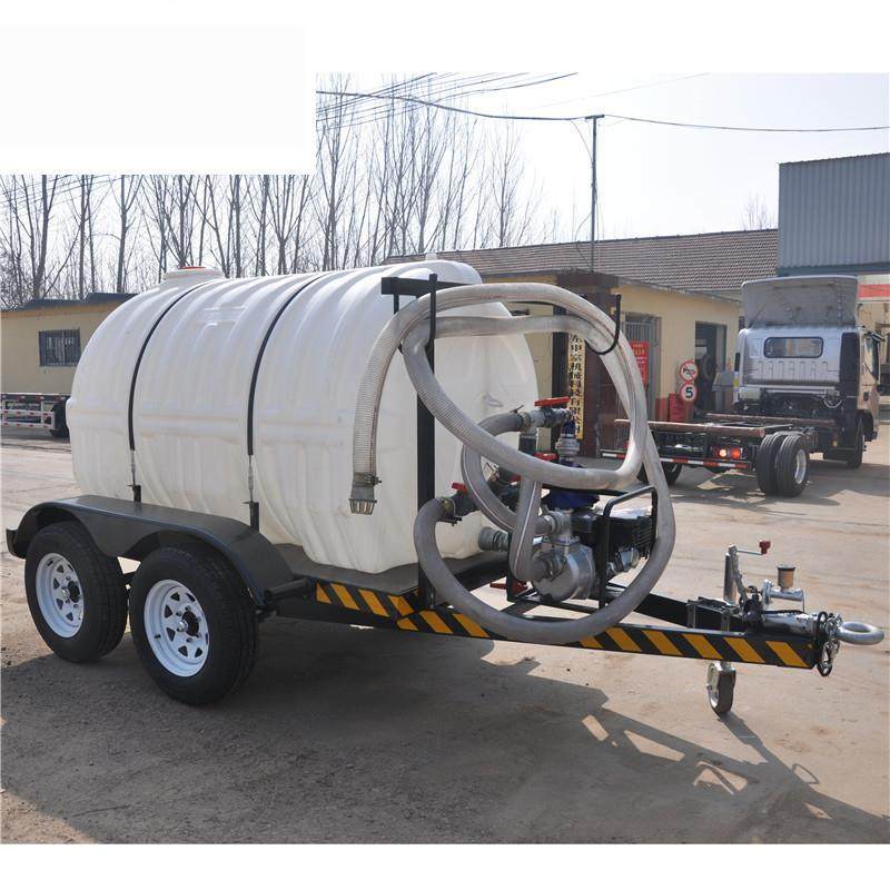 吨HDPE塑料水塔罐拖车水罐拖车洒水车吸污罐车沼渣沼液拖车