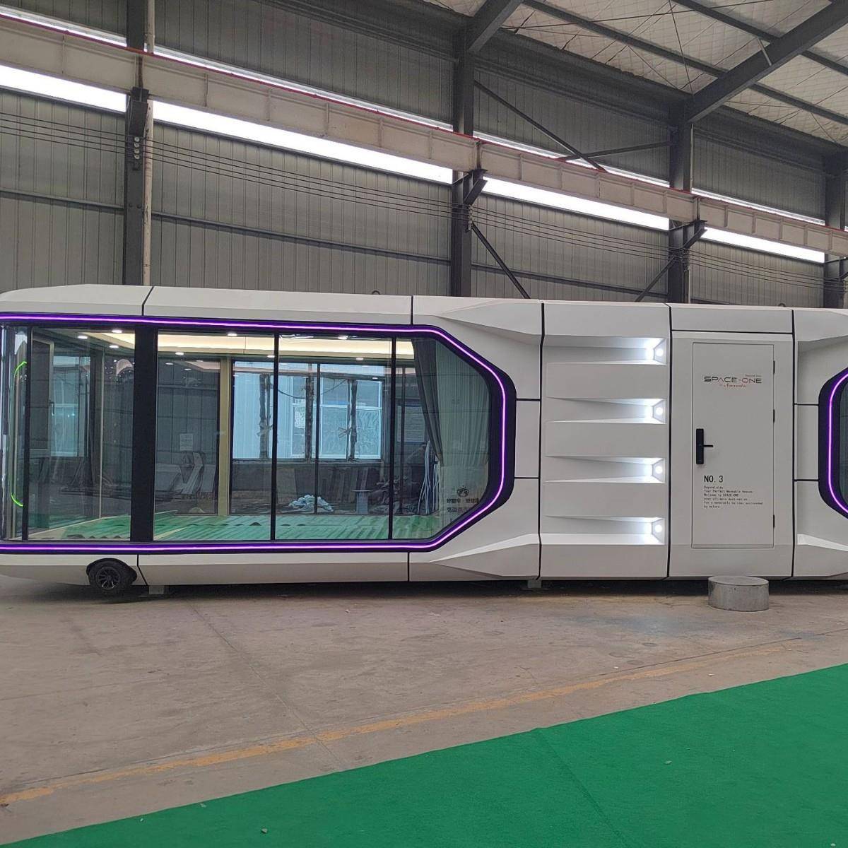 定制太空舱移动房屋旅游景区房微缩苹果舱户露营房预制房