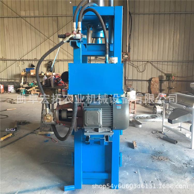 供应废纸矿泉水塑料瓶编织袋塑料膜纸箱易拉罐打包立式液压打包机