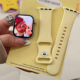 9硅胶Apple奶黄色2ultra 星星人适用苹果手表表带iwatchS11