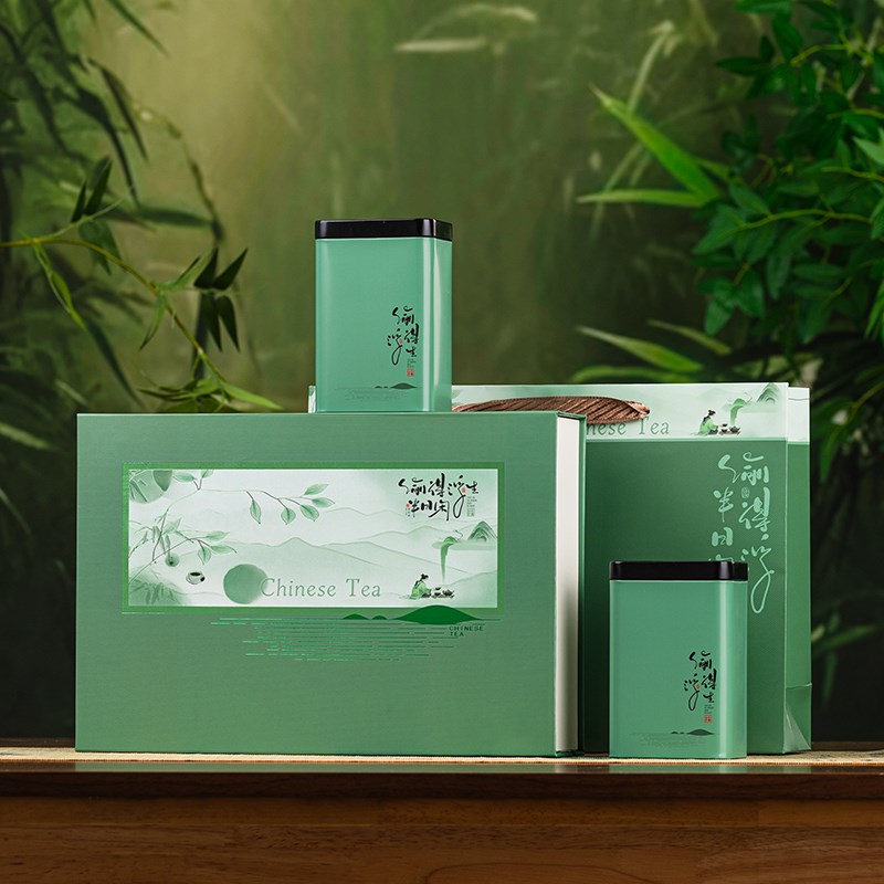 春茶绿茶包装盒空礼盒半斤一斤装碧螺春龙井毛P尖茶叶礼盒装空盒