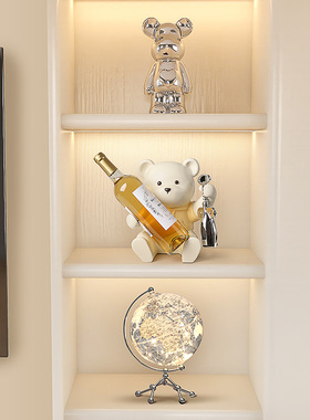 轻奢高档红酒架酒柜电视柜t摆件家居客厅玄关装饰品办公室现代摆