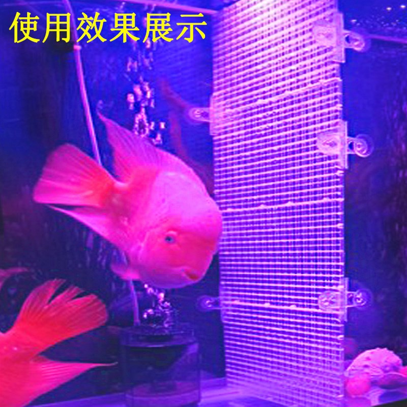 鱼缸隔离板卡子吸盘固定玻璃隔断夹子亚克力阻拦板水族箱配件底滤