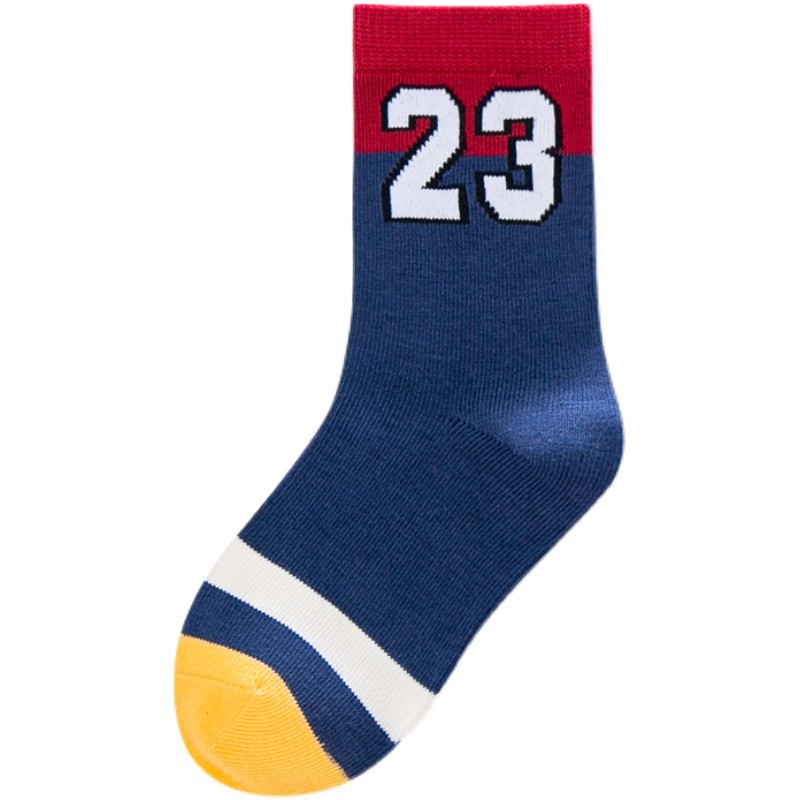 儿童袜子无骨纯棉春秋男童女童大童小学生中筒袜秋冬季宝宝棉袜潮