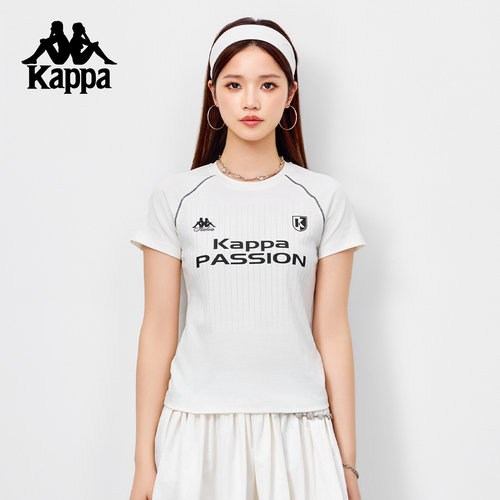 Kappa卡帕2026夏季修身弹力短袖