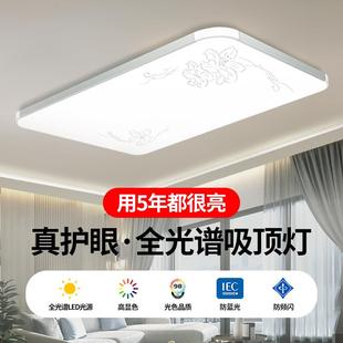 LED吸顶灯客厅灯护眼卧室灯超薄简约现代餐厅灯主卧阳台中山灯具
