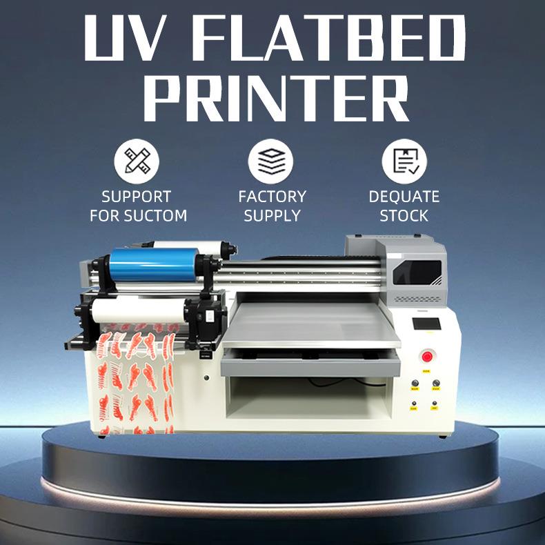 水晶标平板uv打印机两用6060手机壳亚克力金属标牌瓷砖万能打印机