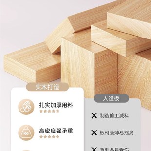 实木书架落地靠墙窄夹缝柜子多层收纳储物柜家用置物架学生书柜