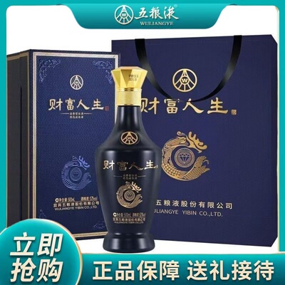 财富人生52度浓香型白酒500ML*1