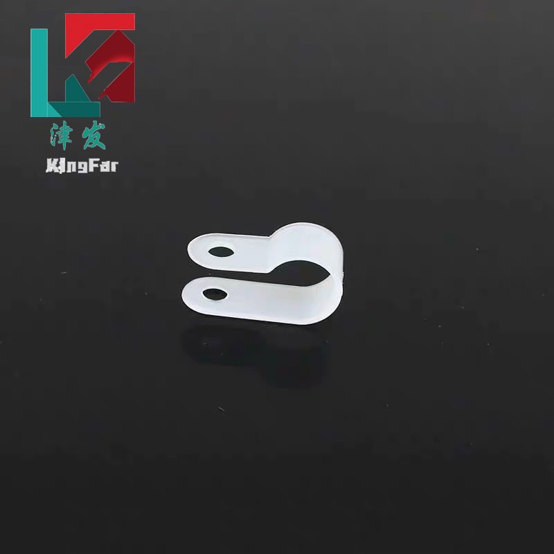 津发 R型线夹配线固定纽电线x线卡 线扣U型理线器绝缘夹子卡扣包