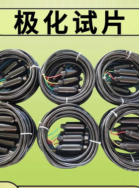 L360N材质6.5平方极化试片带开关 阴极保护检查片厂家可按需制作